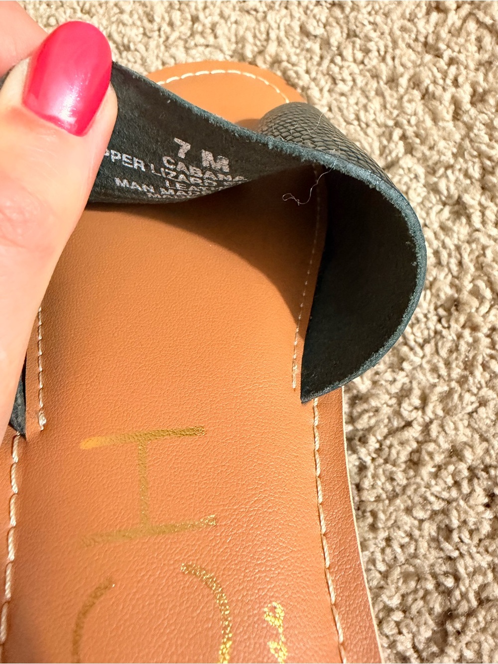 Jade Green Sandals - Picture 4 of 4